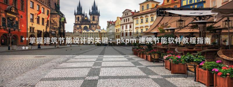 e尊国际客服：**掌握建筑节能设计的关键：pkpm 建筑节能软件教程指南
**
