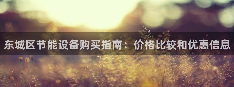 尊亿娱乐国际官网：东城区节能设备购买指南：价格比较和优惠信息